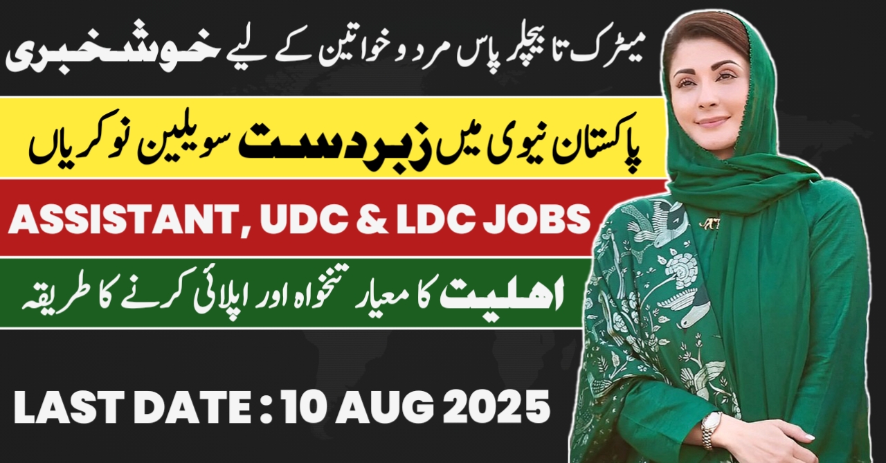 Pakistan Navy Civilian Jobs