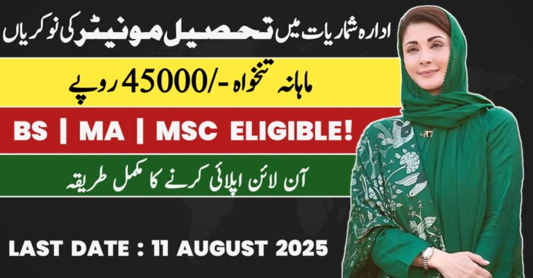 Tehsil Monitor Jobs in Punjab